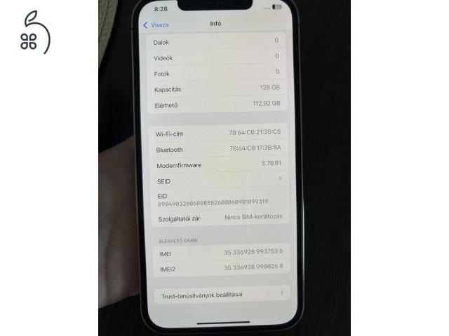 iPhone 12 Pro Max 128 Gb Gold 100% Független 