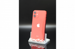 Apple iPhone 12 Mini 64 GB PRODUCT RED 100% akku - 12 HÓ GARANCIA