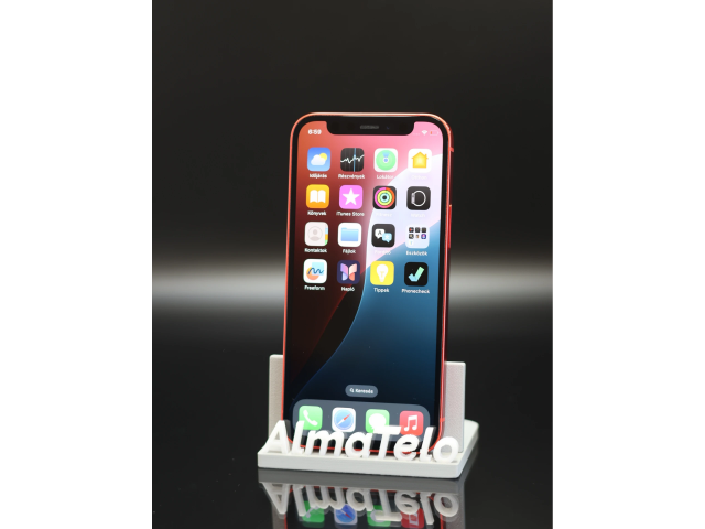 Apple iPhone 12 Mini 64 GB PRODUCT RED 100% akku - 12 HÓ GARANCIA
