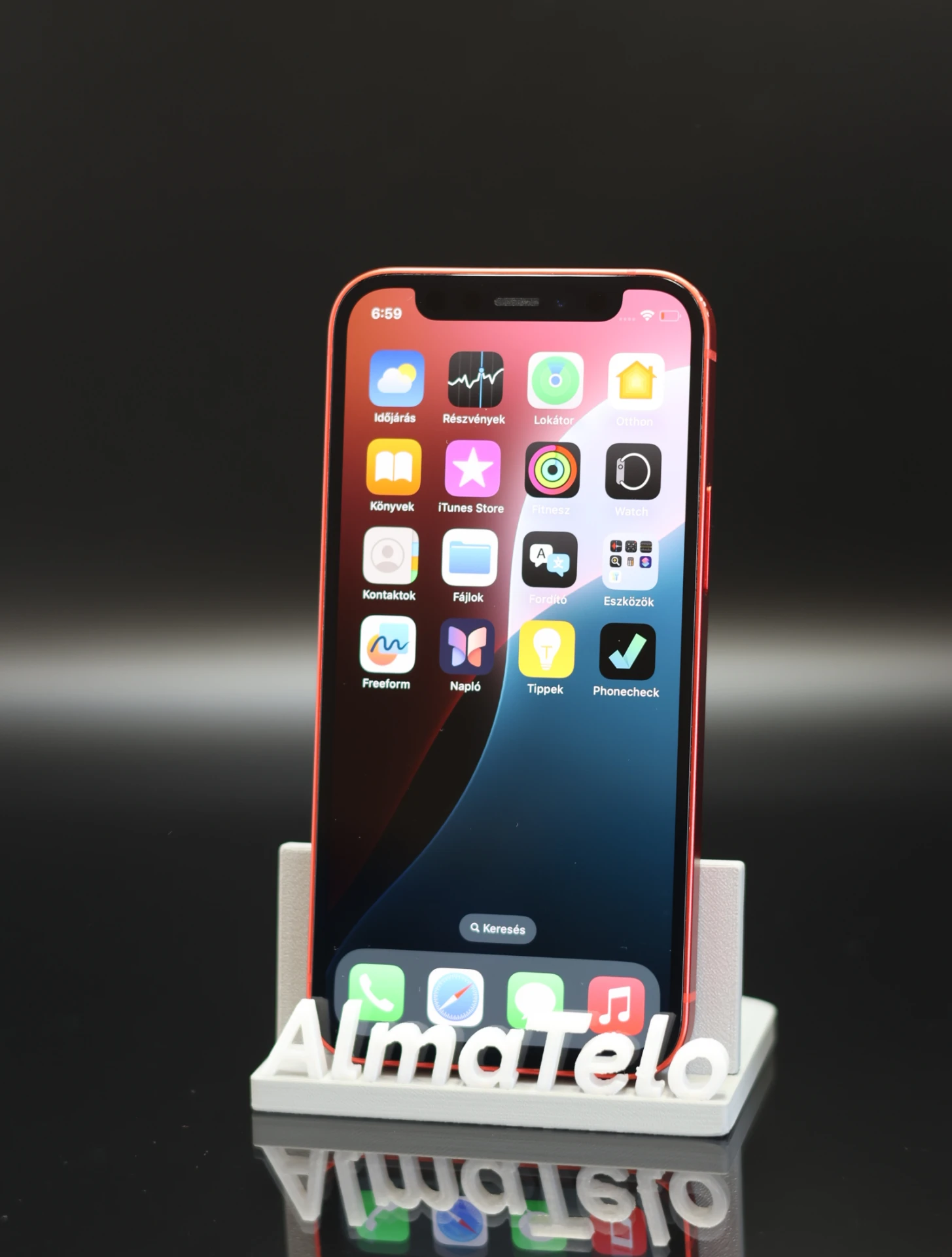 Apple iPhone 12 Mini 64 GB PRODUCT RED 100% akku - 12 HÓ GARANCIA
