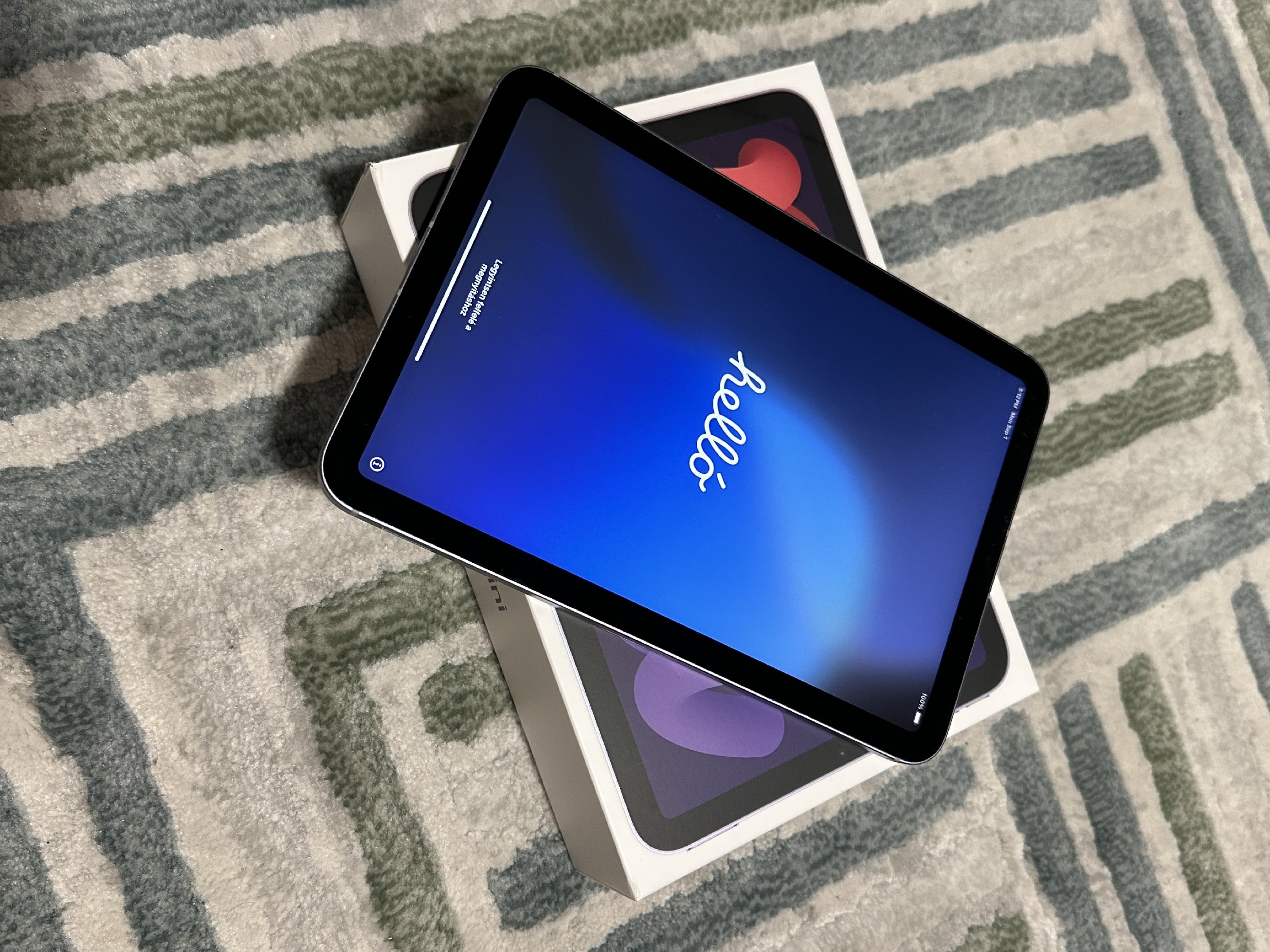 iPad MINI 6’ 256GB WIFI + 5G Cellular gyönyörű! Akku 98%! Fulldoboz!
