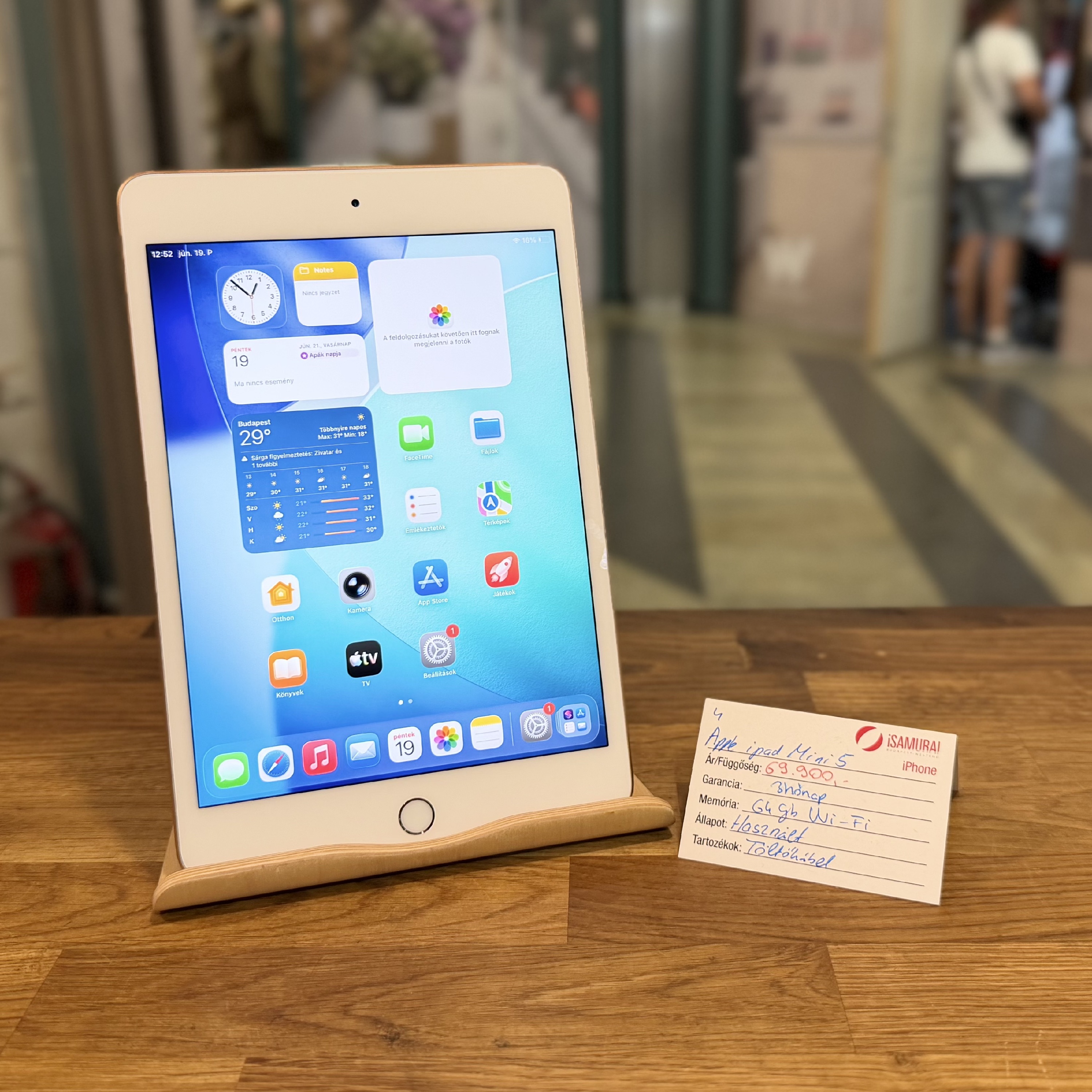Apple iPad Mini 5  - 64 GB - WiFi - Rosegold (4.)
