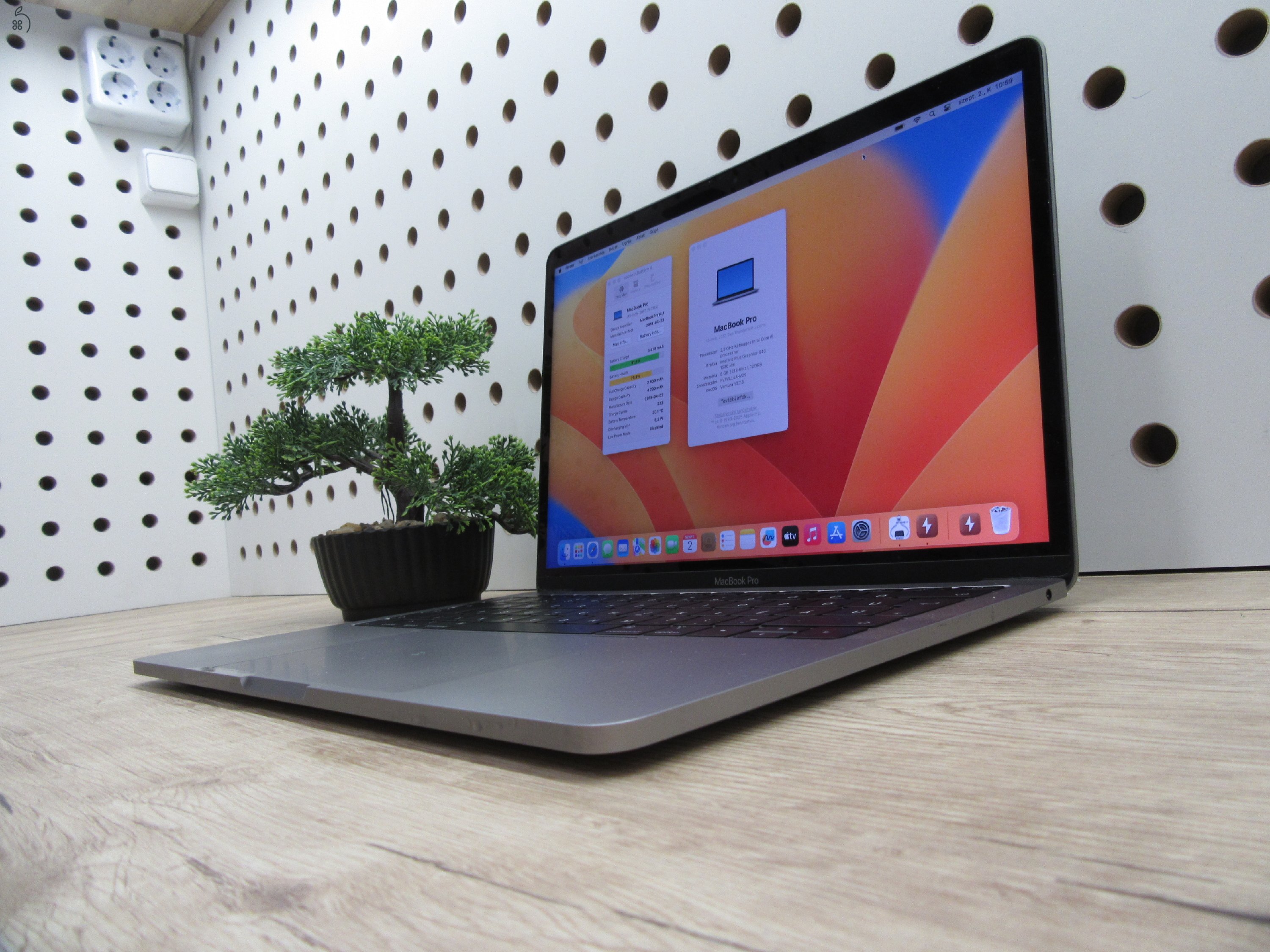 Apple MacBook Pro 13” Retina – Kompakt elegancia, megbízható teljesítmény – Használt, szép állapot – 3 hónap garanciával