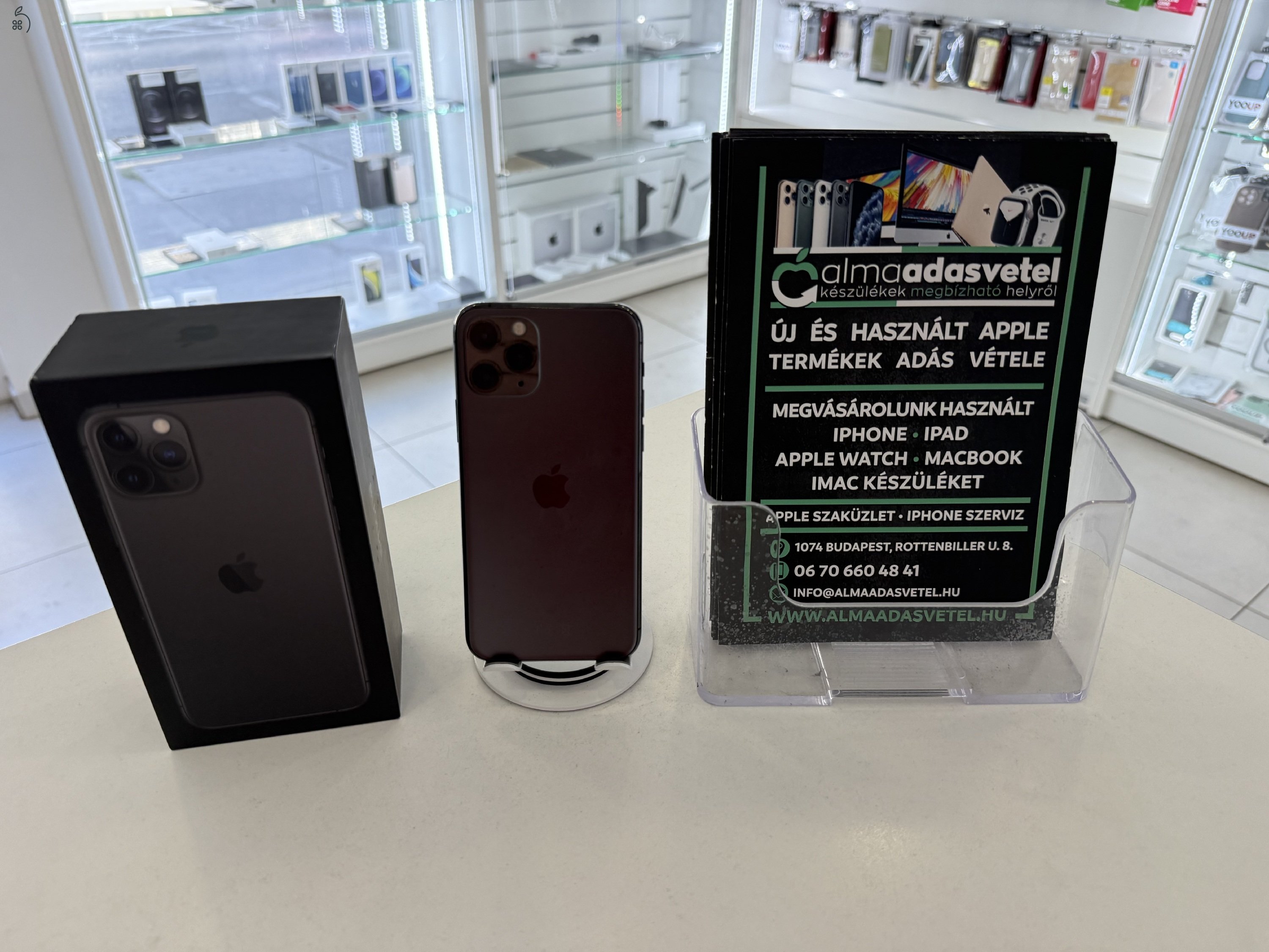 iPhone 11 Pro 256GB Független Használt/1-3 hónap gar./Akku 100%/p4438