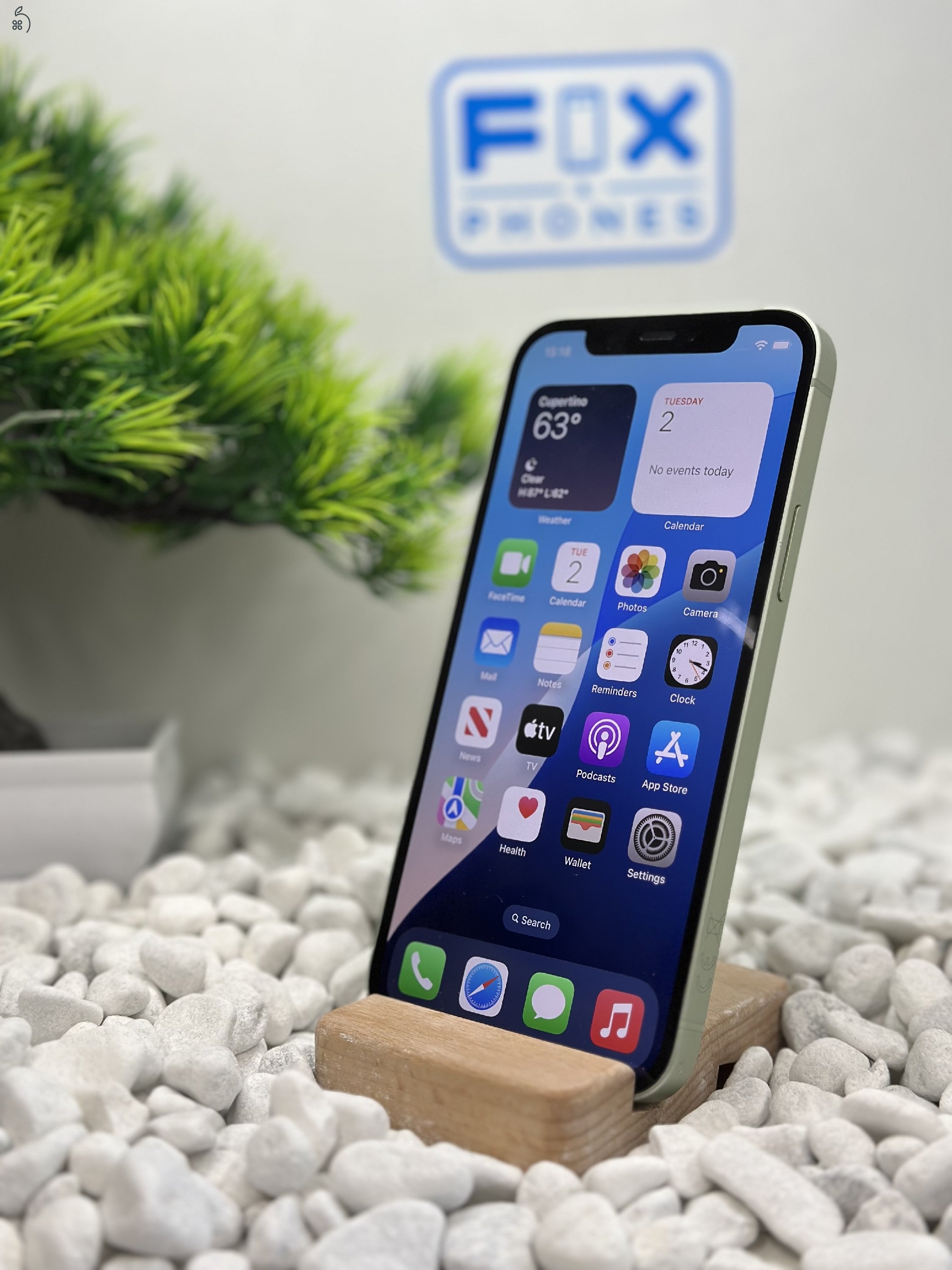 iPhone 12 64GB Független 100% akkumulátor Újszerű állapot