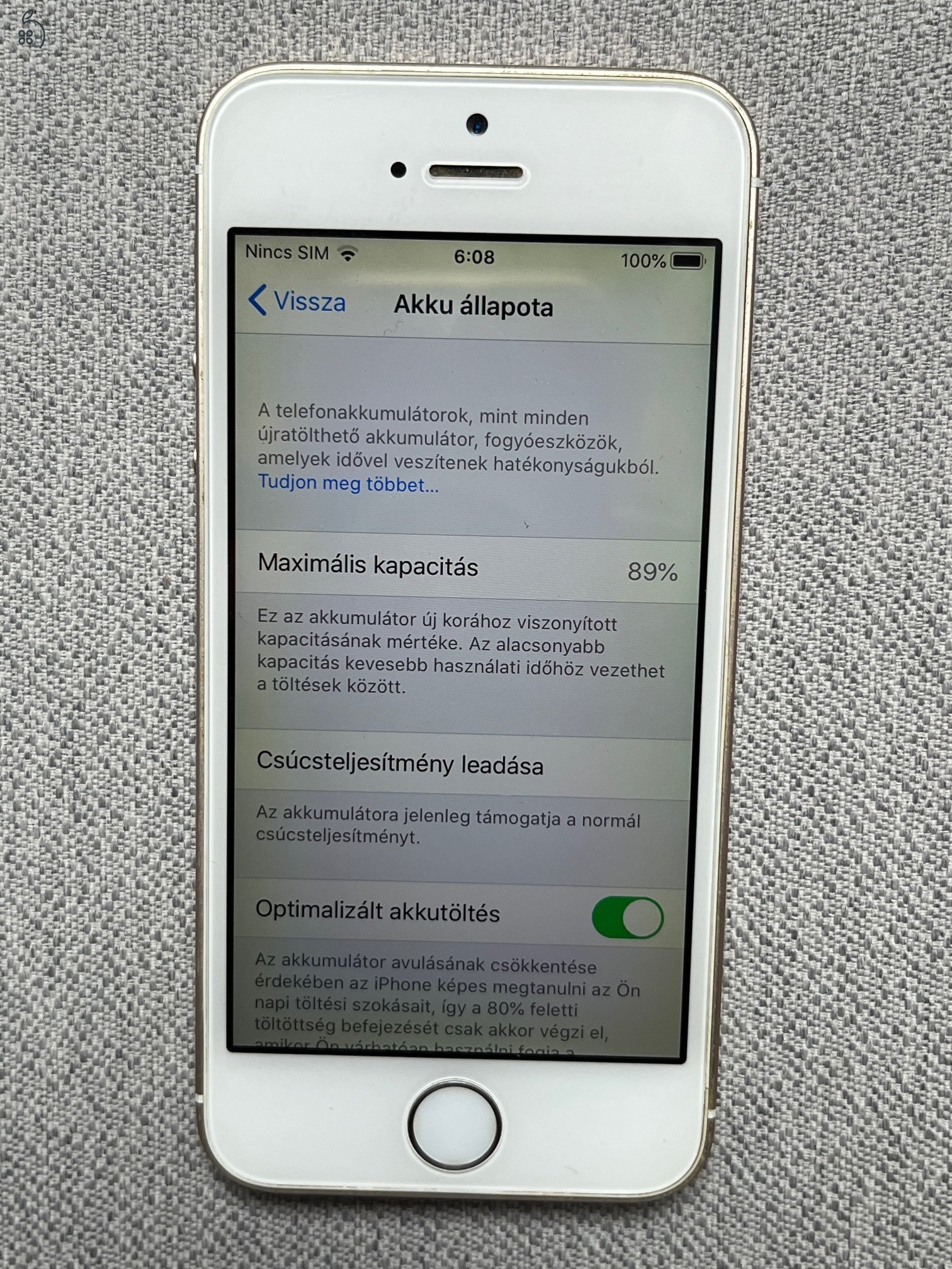 Iphone SE rosegold eladó