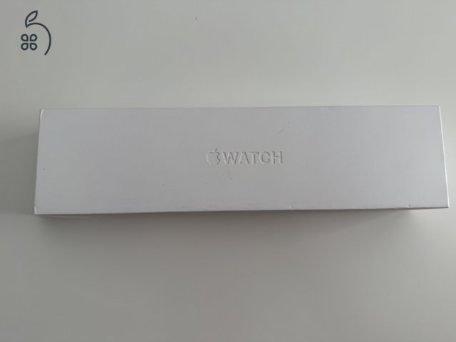 Apple Watch Series 9, 45 mm – ezüst rozsdamentes acél, garanciás, GPS+LTE változat
