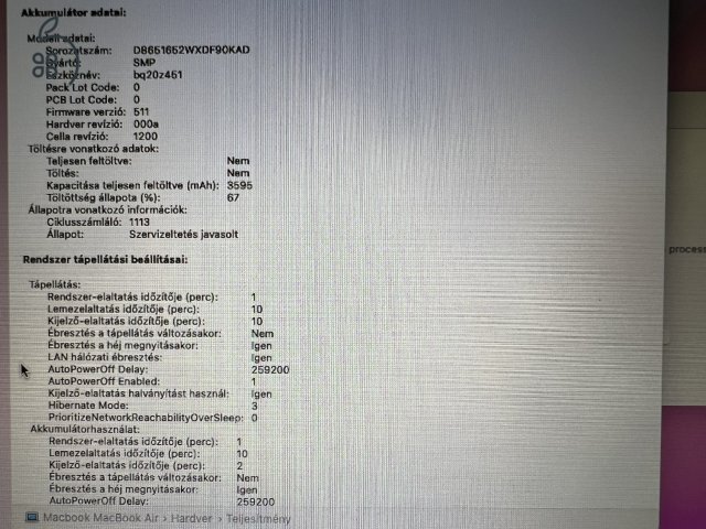 Macbook Air 13” 2015 early 128/4 GB i5