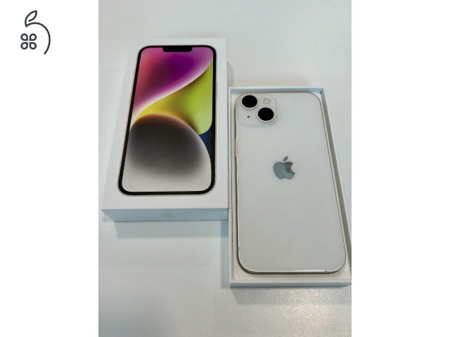Újszerű iPhone 14 Starlight 256GB! Független 3Hó Gar + Beszámítás! 