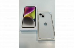 Újszerű iPhone 14 Starlight 256GB! Független 3Hó Gar + Beszámítás! 