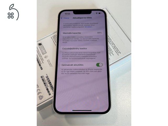 Újszerű iPhone 14 Starlight 256GB! Független 3Hó Gar + Beszámítás! 