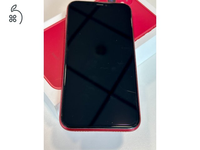 Megkímélt iPhone 11 RED 64GB 100% Akku
