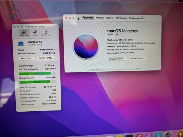 Apple MacBook Air 7.2 A1466 13