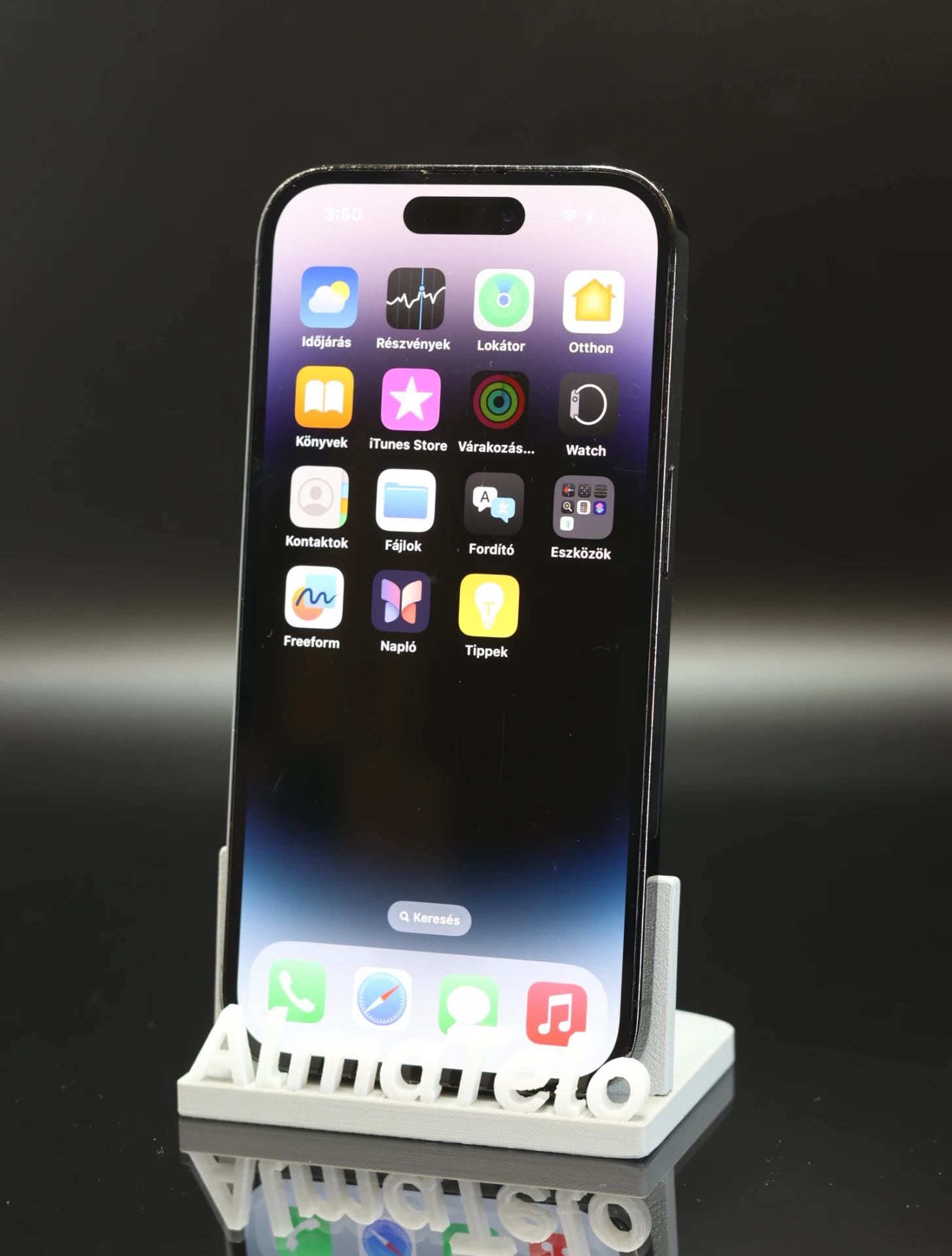 Apple iPhone 14 Pro 128 GB Space Black 100% akku - 12 HÓ GARANCIA