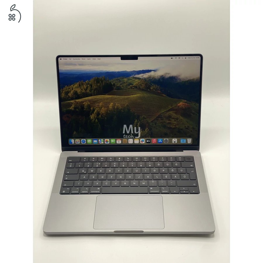 MacBook Pro 14 inch M1  16gb ram 512gb SSD 27% Áfás 34 Ciklus