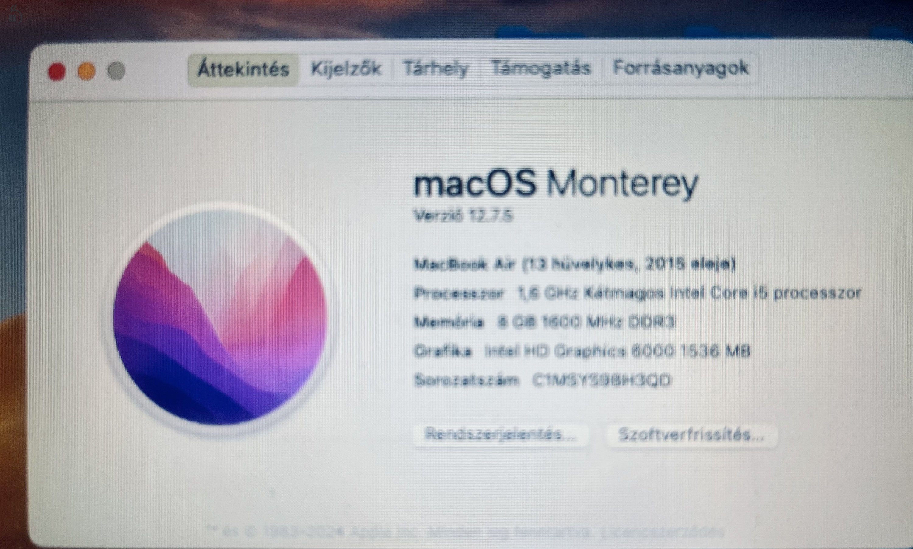 Macbook Air 13’ 