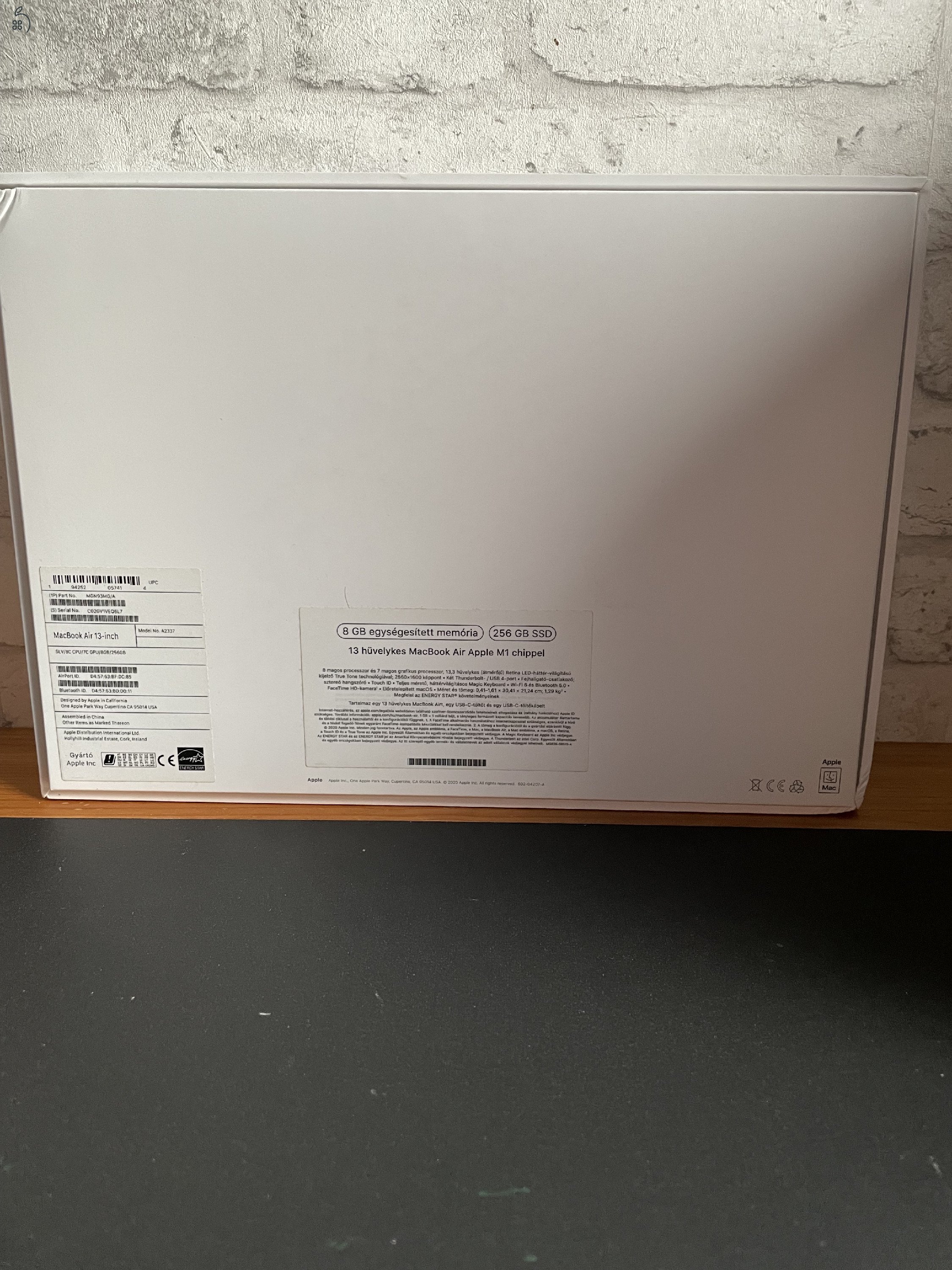 Apple Macbook Air 2020 M1