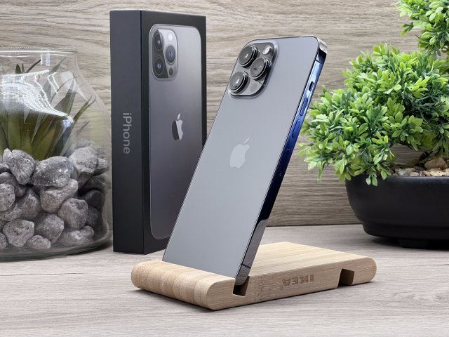 Hibátlan iPhone 13 Pro Max Graphite 128GB 2 ÉV Garanciával Számlával 90% Aksi