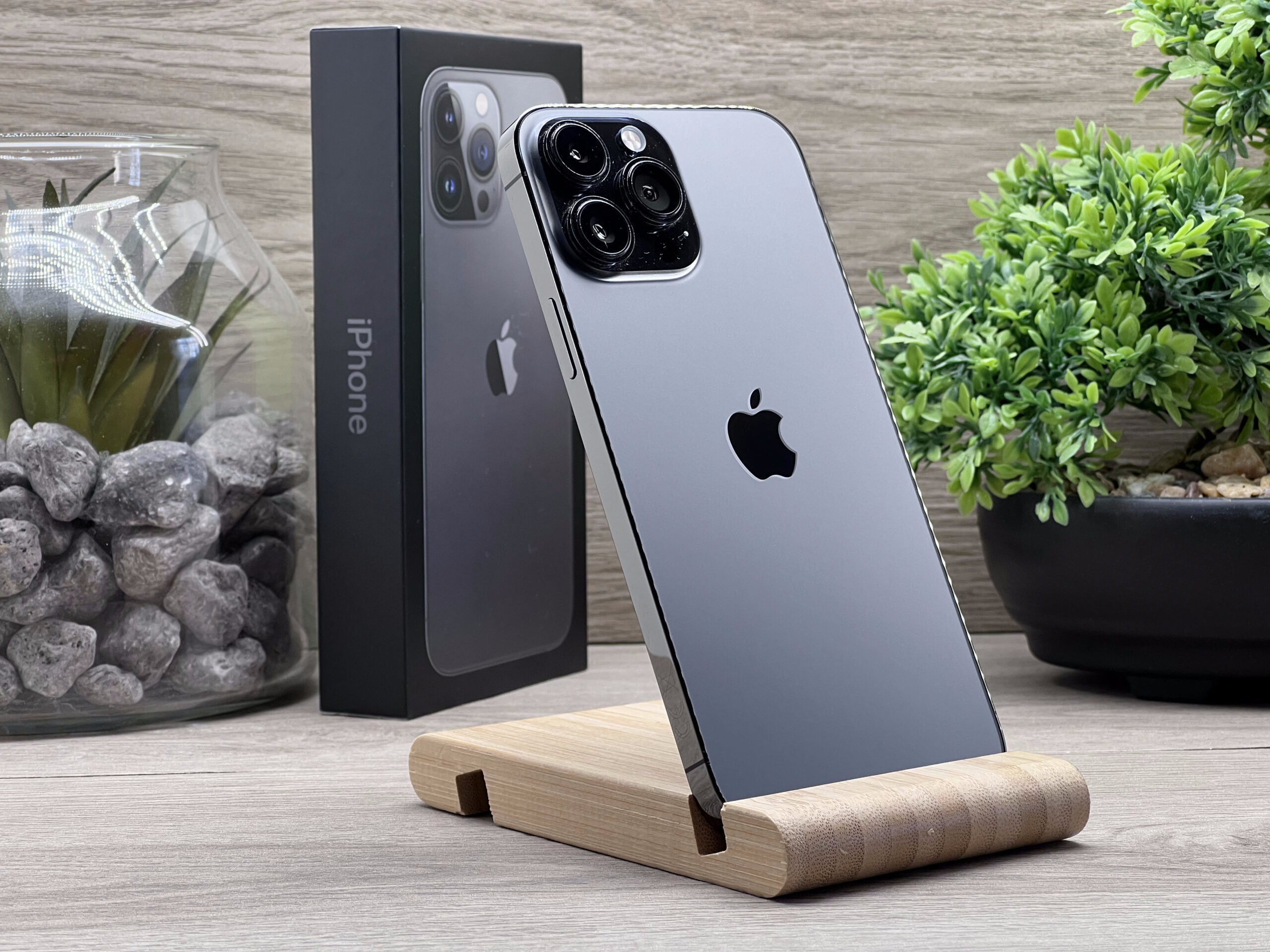 Hibátlan iPhone 13 Pro Max Graphite 128GB 2 ÉV Garanciával Számlával 90% Aksi