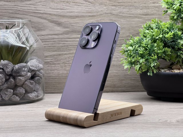 iPhone 14 Pro Deep Purple 128GB 2 ÉV Garanciával Számlával 92% Aksi