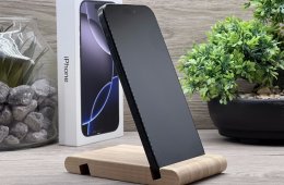 Aktiválatlan ÚJ iPhone 16 Pro Max Black Titanium 256GB 2 ÉV Garanciával Számlával 100% Aksi