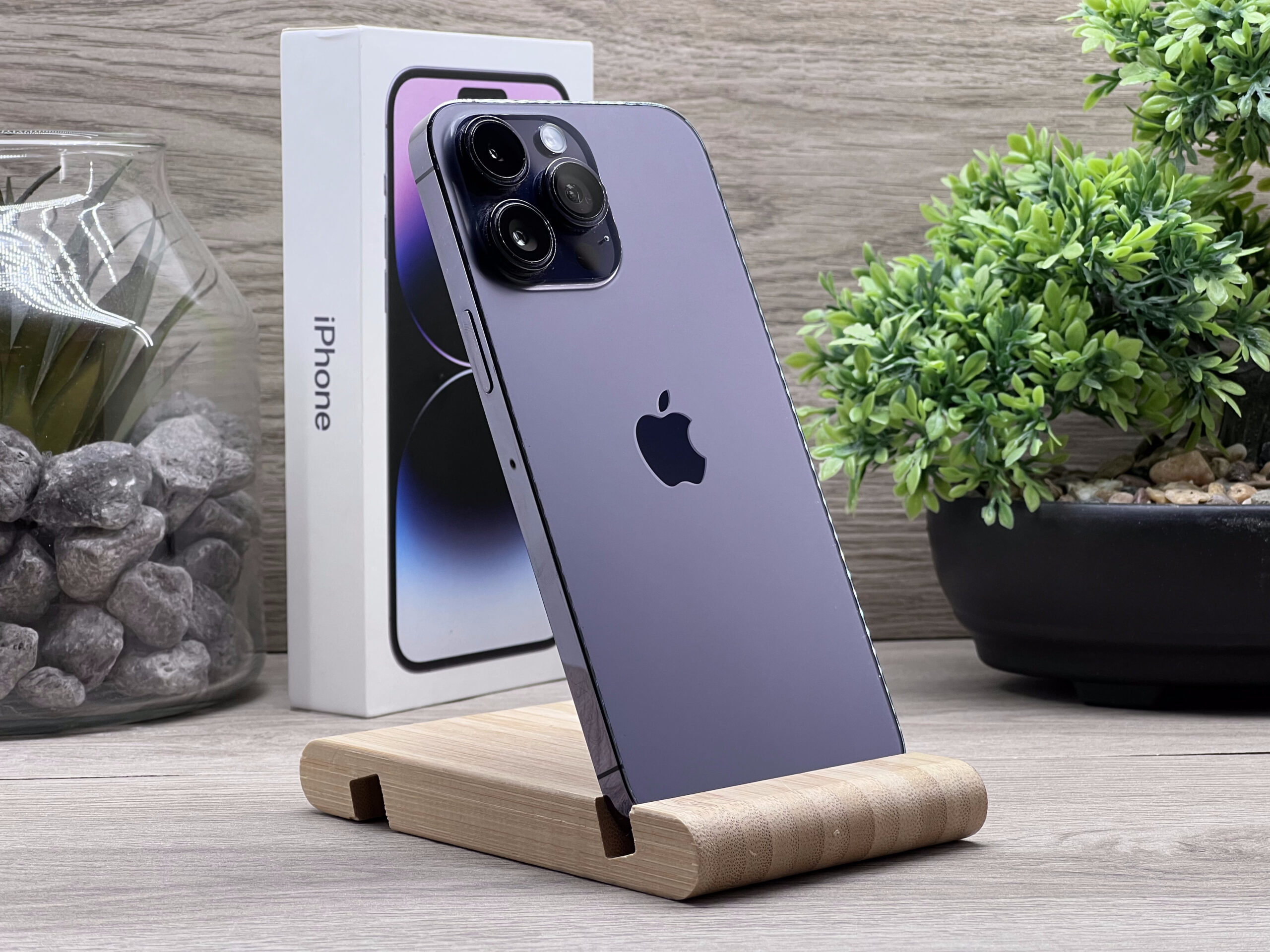Hibátlan iPhone 14 Pro Max Deep Purple 128GB 2 ÉV Garanciával Számlával 93% Aksi