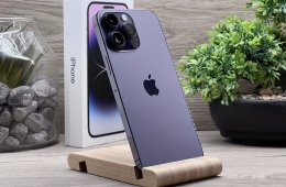 Hibátlan iPhone 14 Pro Max Deep Purple 128GB 2 ÉV Garanciával Számlával 93% Aksi