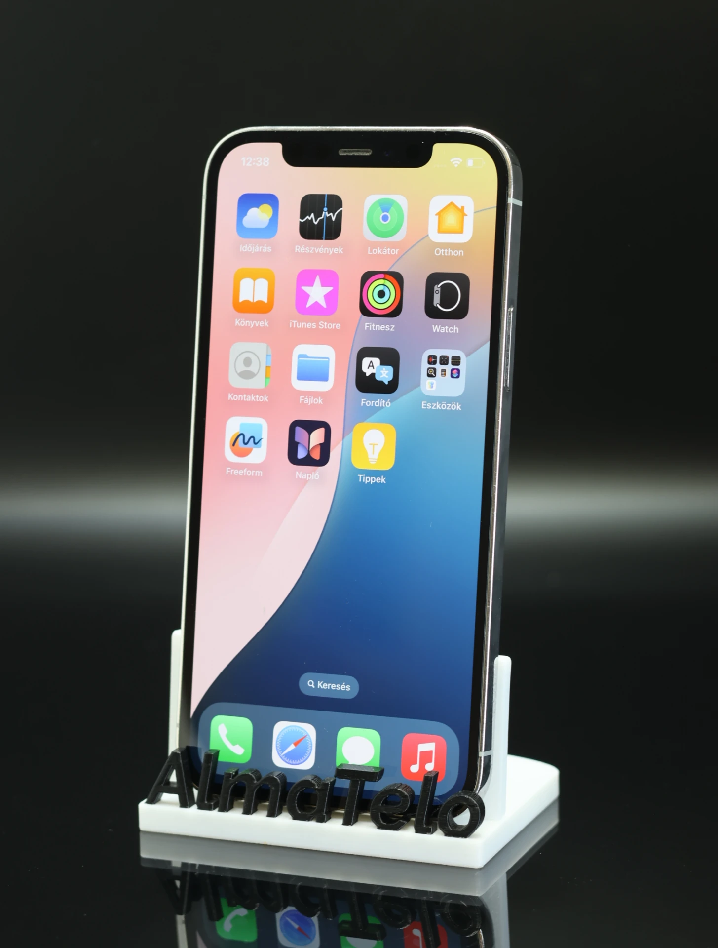 Apple iPhone 12 Pro 128 GB Silver 100% akku - 12 HÓ GARANCIA