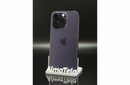 Apple iPhone 14 Pro 128 GB Deep Purple 100% akku - 12 HÓ GARANCIA