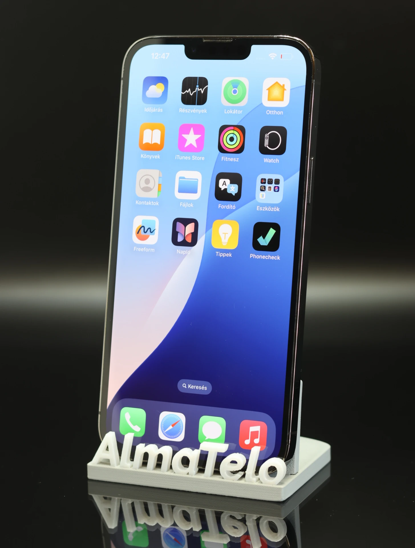 Apple iPhone 13 Pro Max 256 GB Graphite 100% akku - 12 HÓ GARANCIA