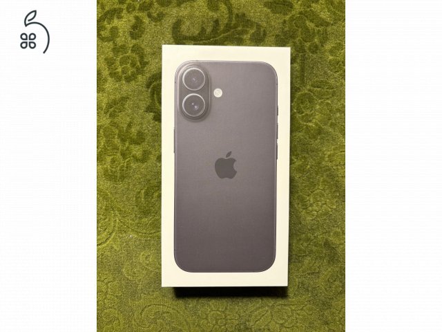 Apple iPhone 16, Black, 128 GB (One), Apple tok, Fóliák
