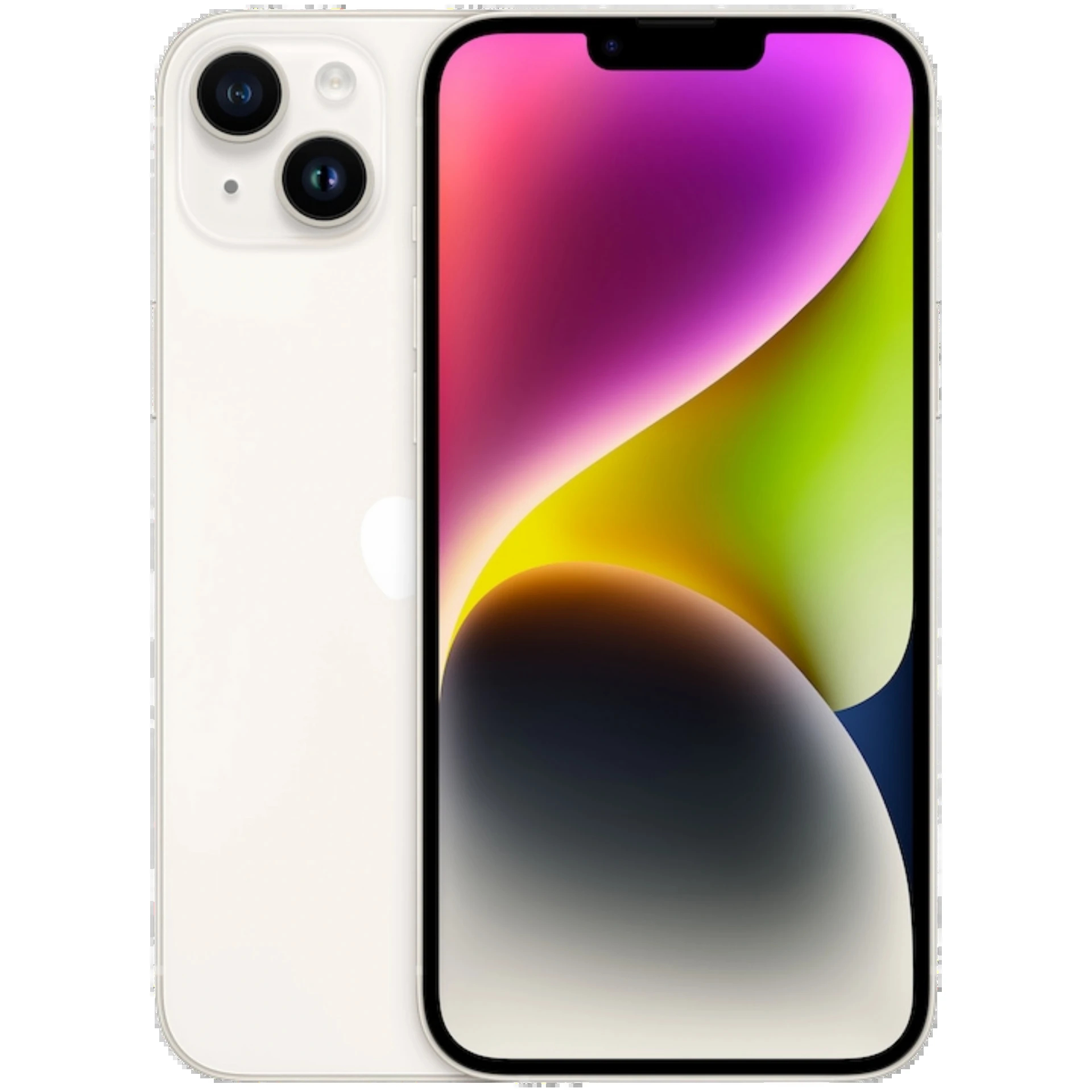 !! 1 ÉV GARANCIA !! Apple iPhone 14 128 GB Starlight 100%