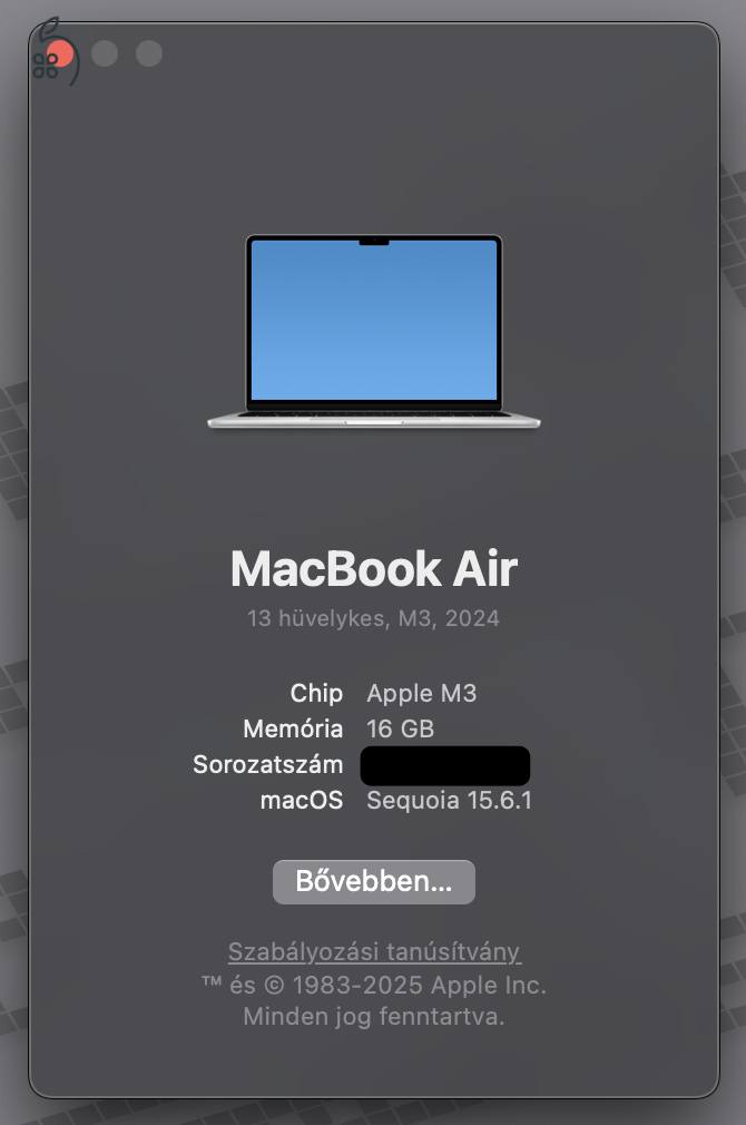 Macbook Air 13 M3 16GB RAM 512GB SSD