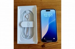 Eladó újszerű Iphone 16 256 Gb tárhellyel, Ultramarin kék színben