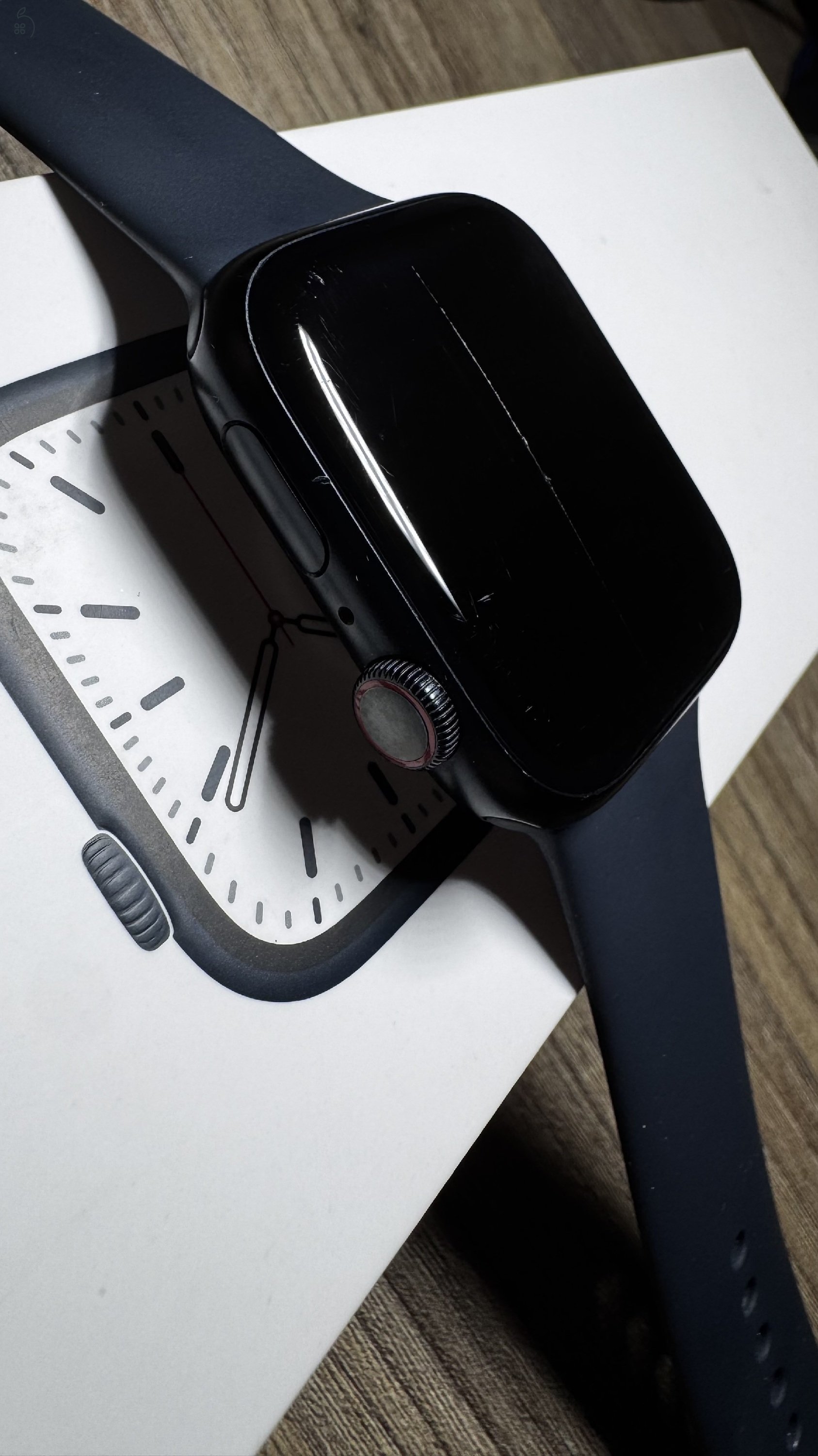 Eladó Midnight Apple Watch Series 7 GPS + Cellular 45mm 