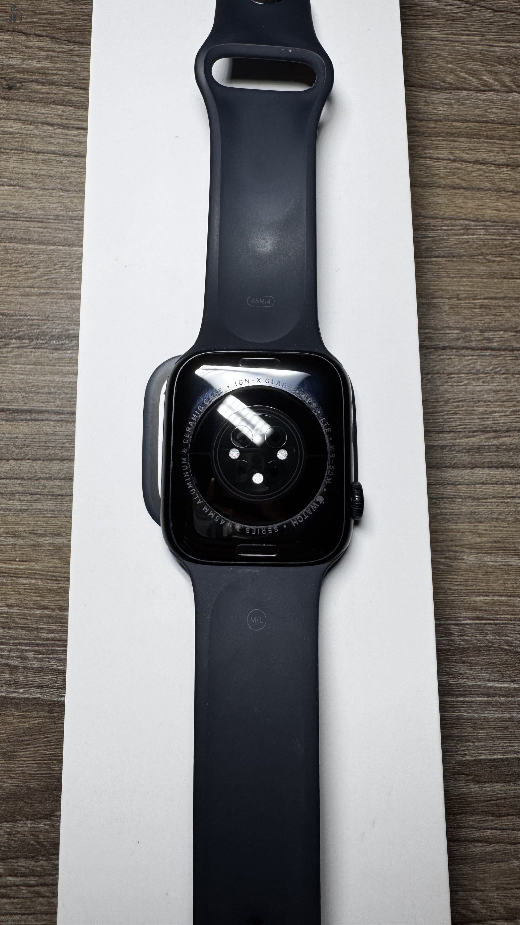 Eladó Midnight Apple Watch Series 7 GPS + Cellular 45mm 