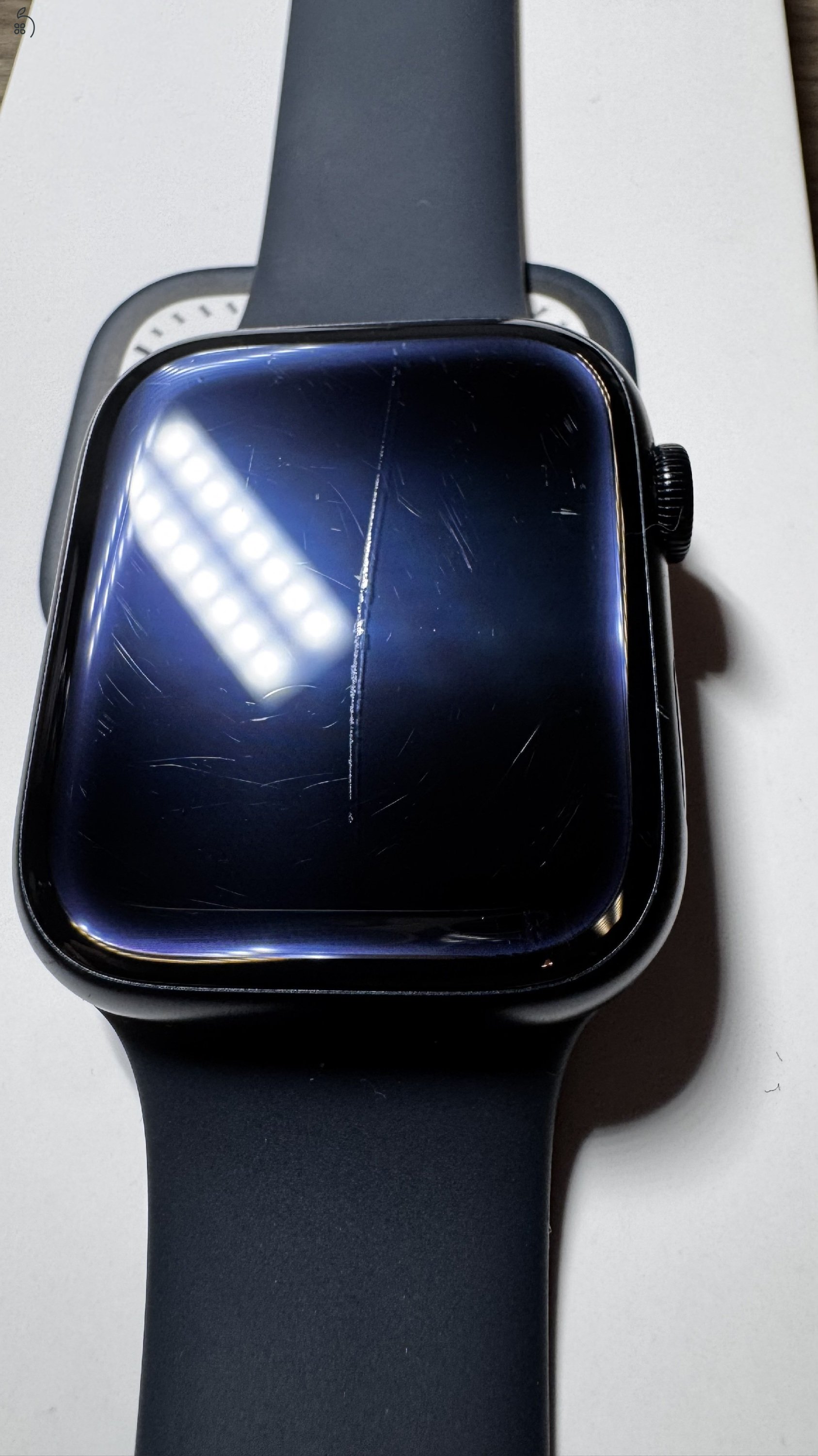 Eladó Midnight Apple Watch Series 7 GPS + Cellular 45mm 