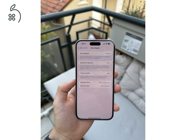 iPhone 15 Plus 128GB 85% AKKU, FÜGGETLEN!! GARANCIÁLIS PINK/ RÓZSASZÍN