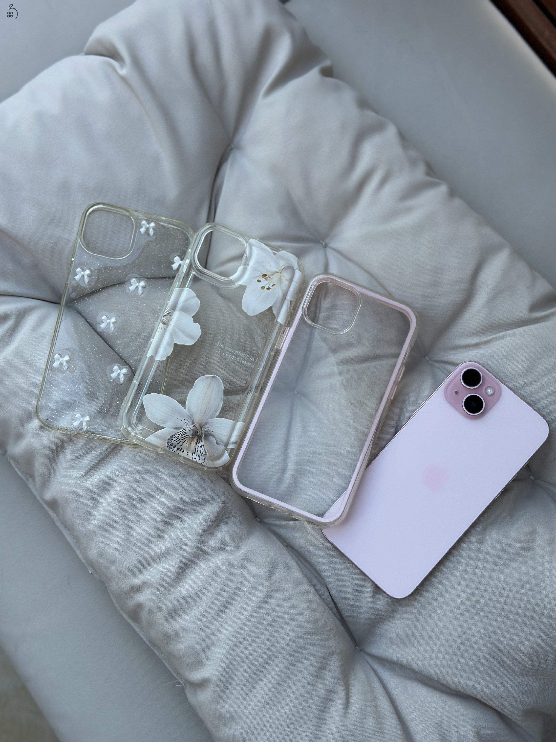 iPhone 15 Plus 128GB 85% AKKU, FÜGGETLEN!! GARANCIÁLIS PINK/ RÓZSASZÍN