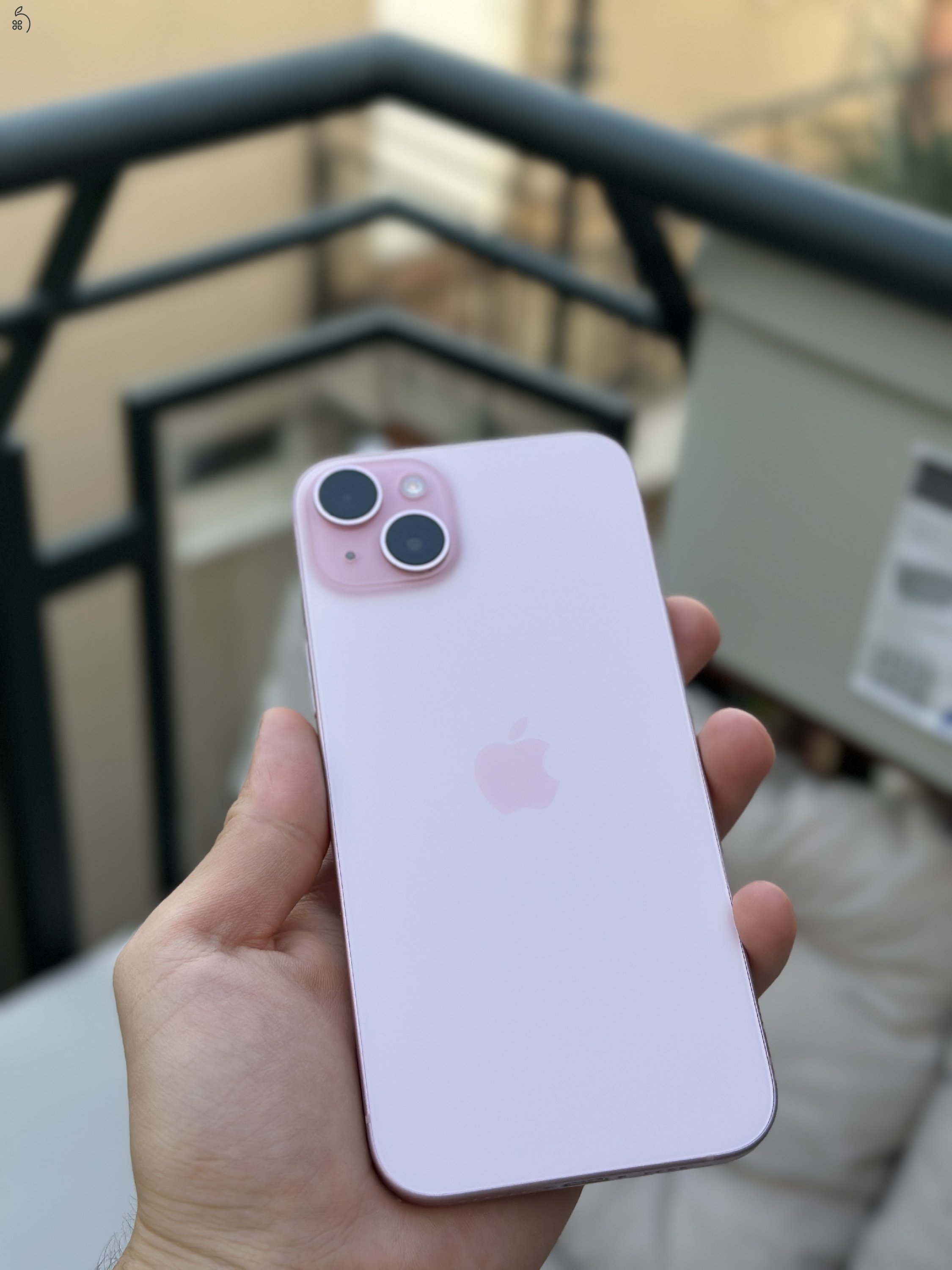 iPhone 15 Plus 128GB 85% AKKU, FÜGGETLEN!! GARANCIÁLIS PINK/ RÓZSASZÍN