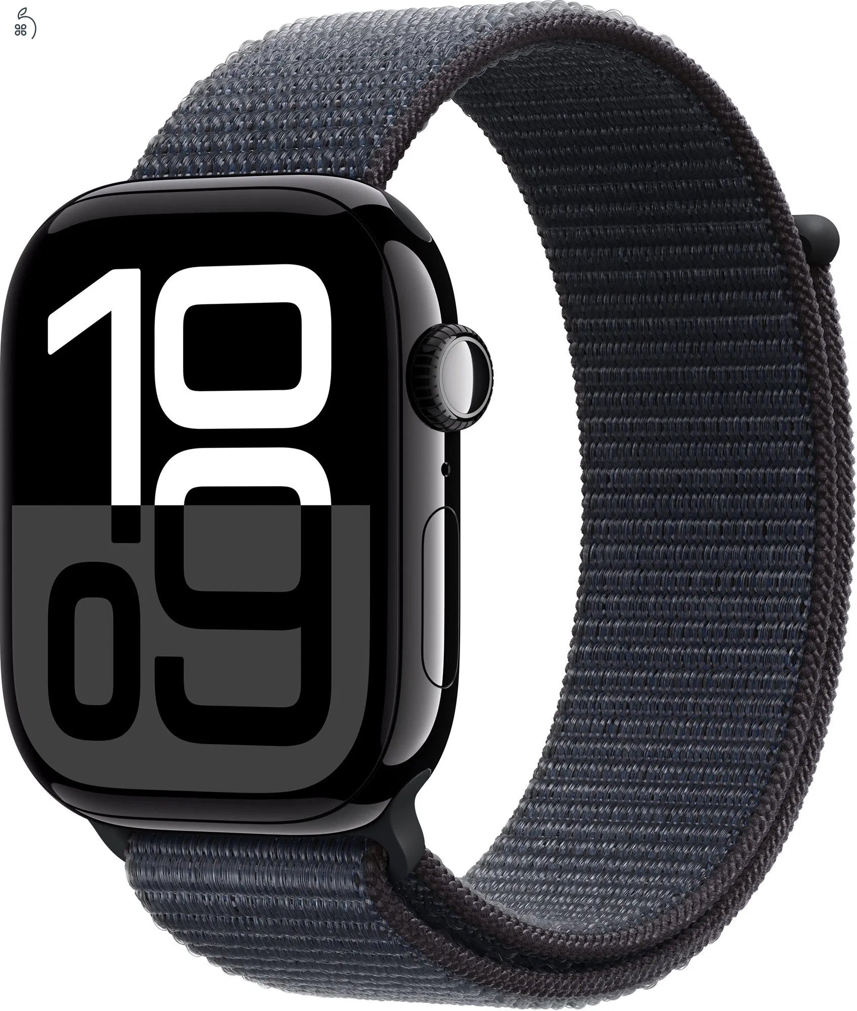 Apple Watch Series 10, 46mm Cellular Jet Black, Aluminium Case with Ink Sport Loop