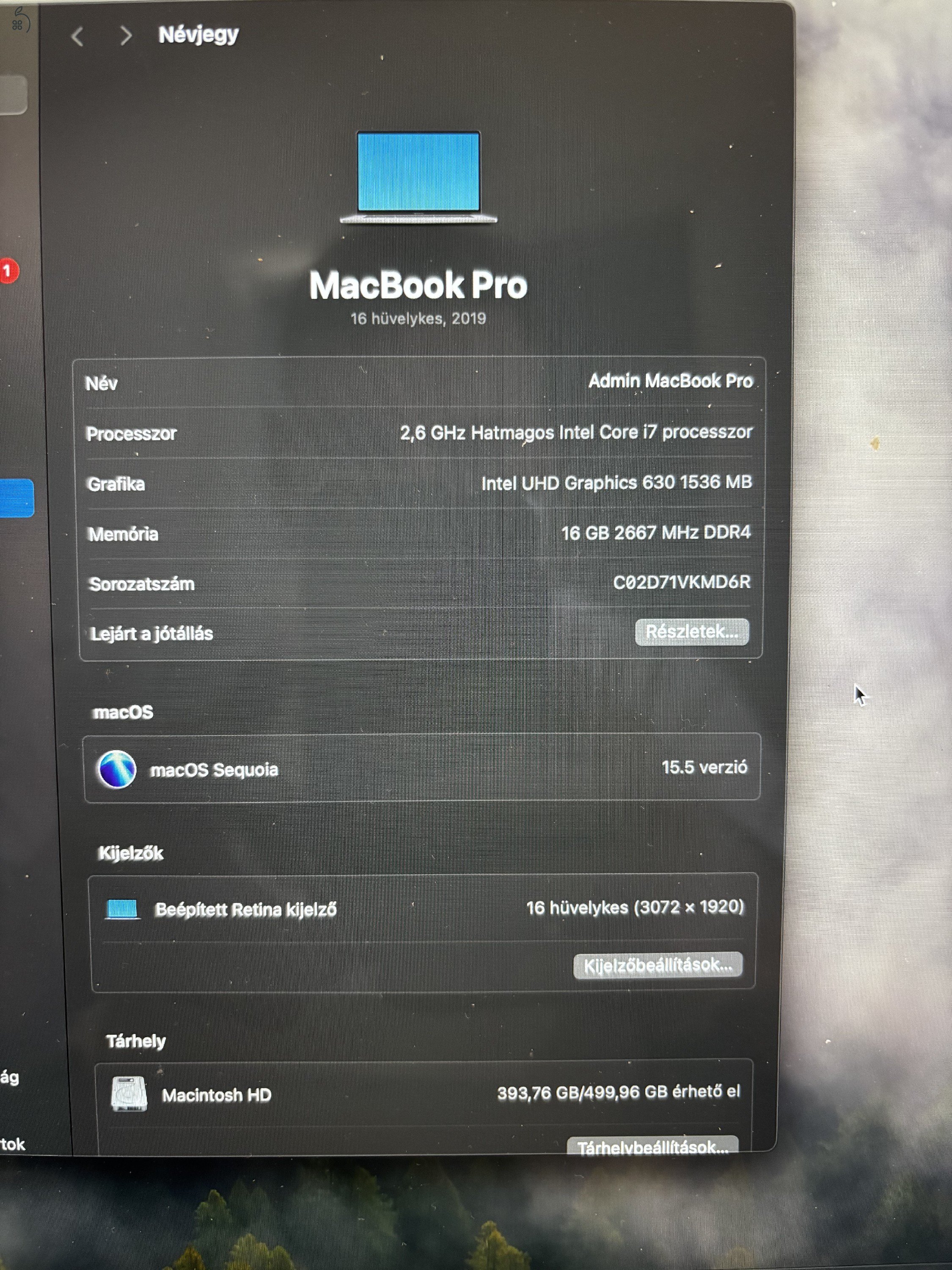 Apple MacBook Pro 16