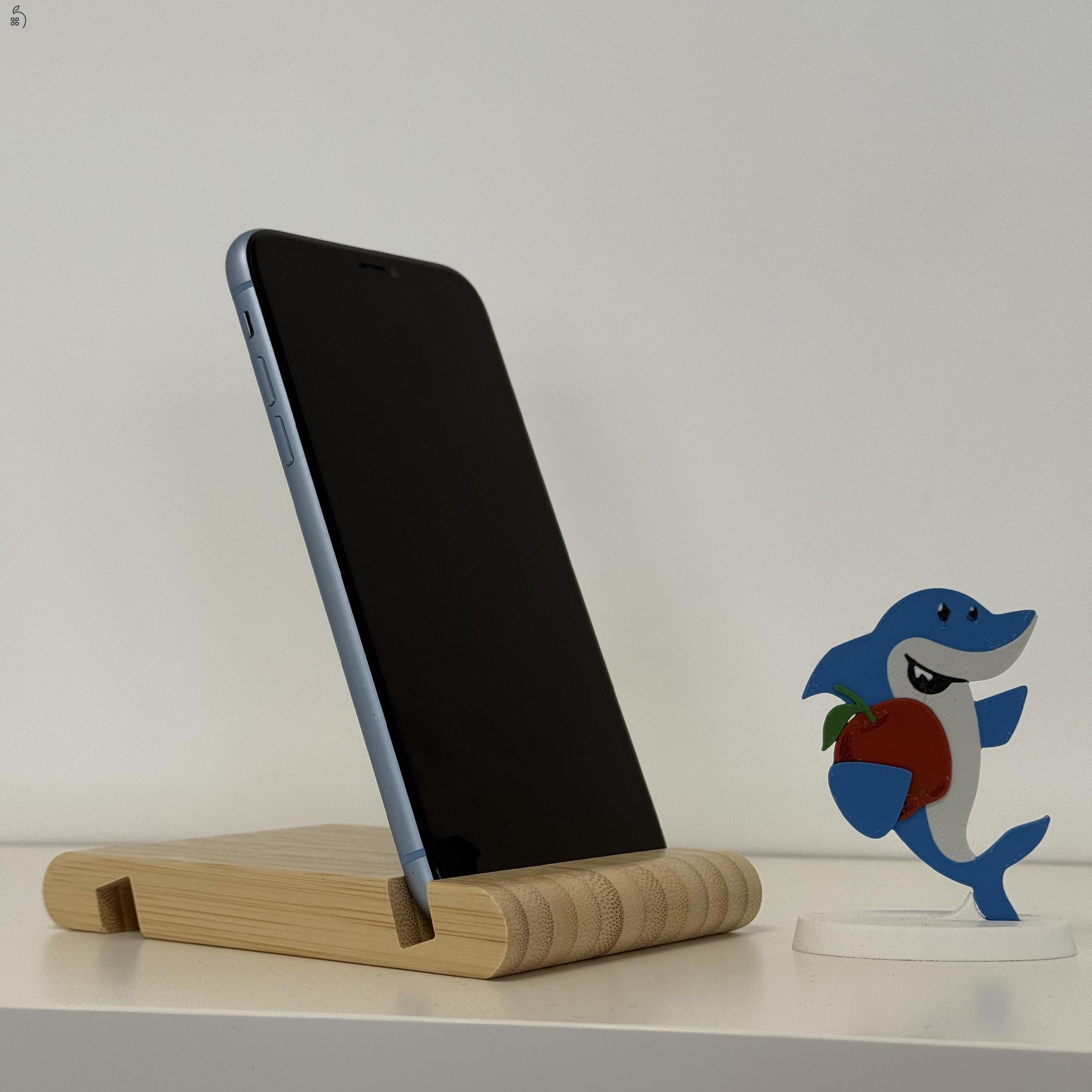  GYÖNYÖRŰ iPhone XR 64GB Blue -1 ÉV GARANCIA - Kártyafüggetlen, MS3117