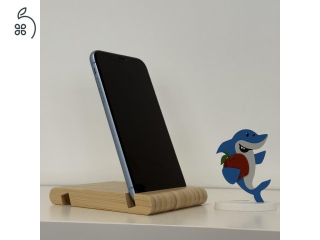  GYÖNYÖRŰ iPhone XR 64GB Blue -1 ÉV GARANCIA - Kártyafüggetlen, MS3117