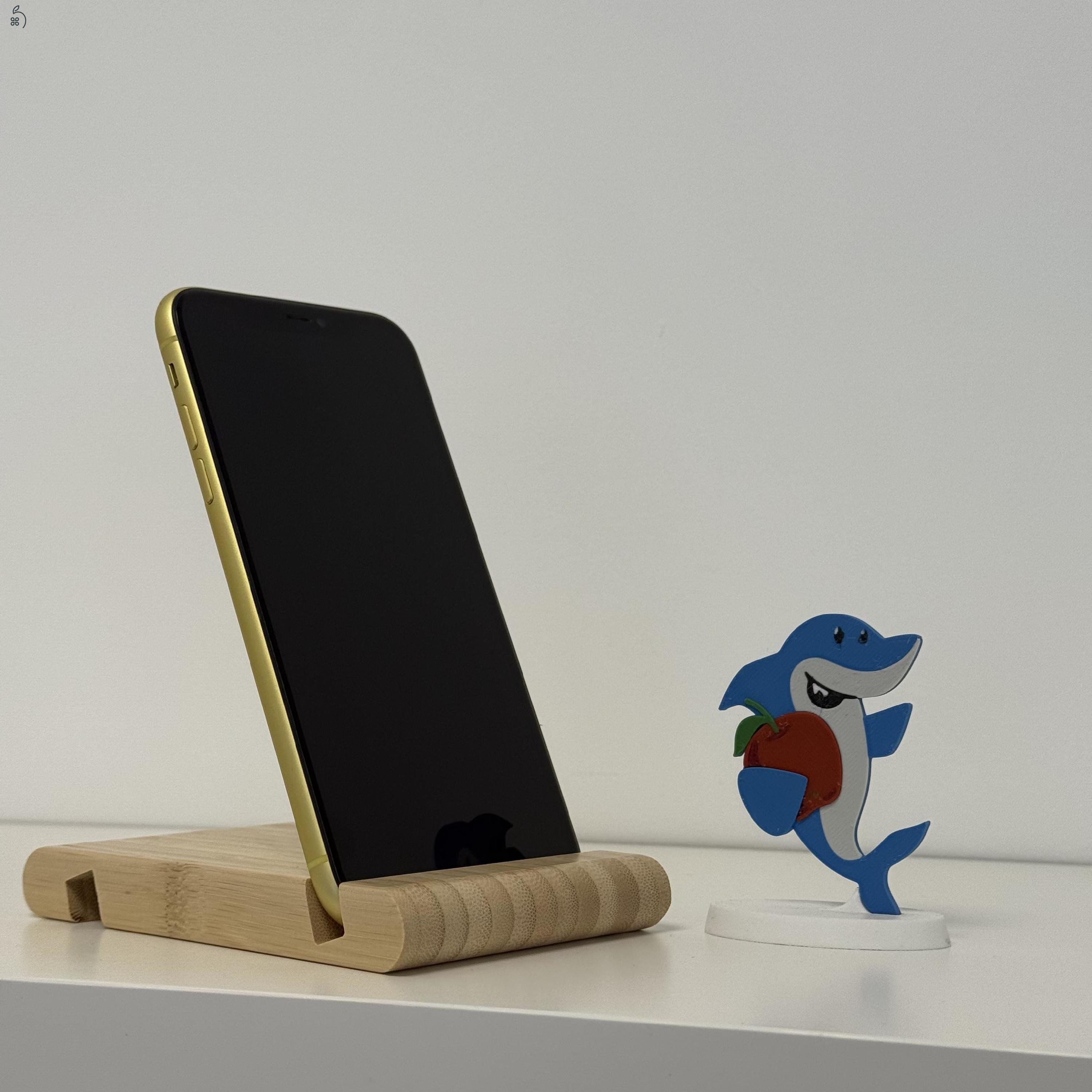 GYÖNYÖRŰ iPhone 11 128GB Yellow -1 ÉV GARANCIA - Kártyafüggetlen, MS3125, 100% Akkumulátor