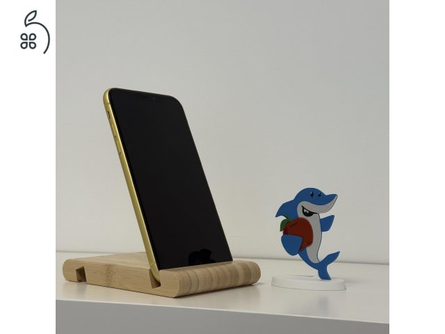 GYÖNYÖRŰ iPhone 11 128GB Yellow -1 ÉV GARANCIA - Kártyafüggetlen, MS3125, 100% Akkumulátor