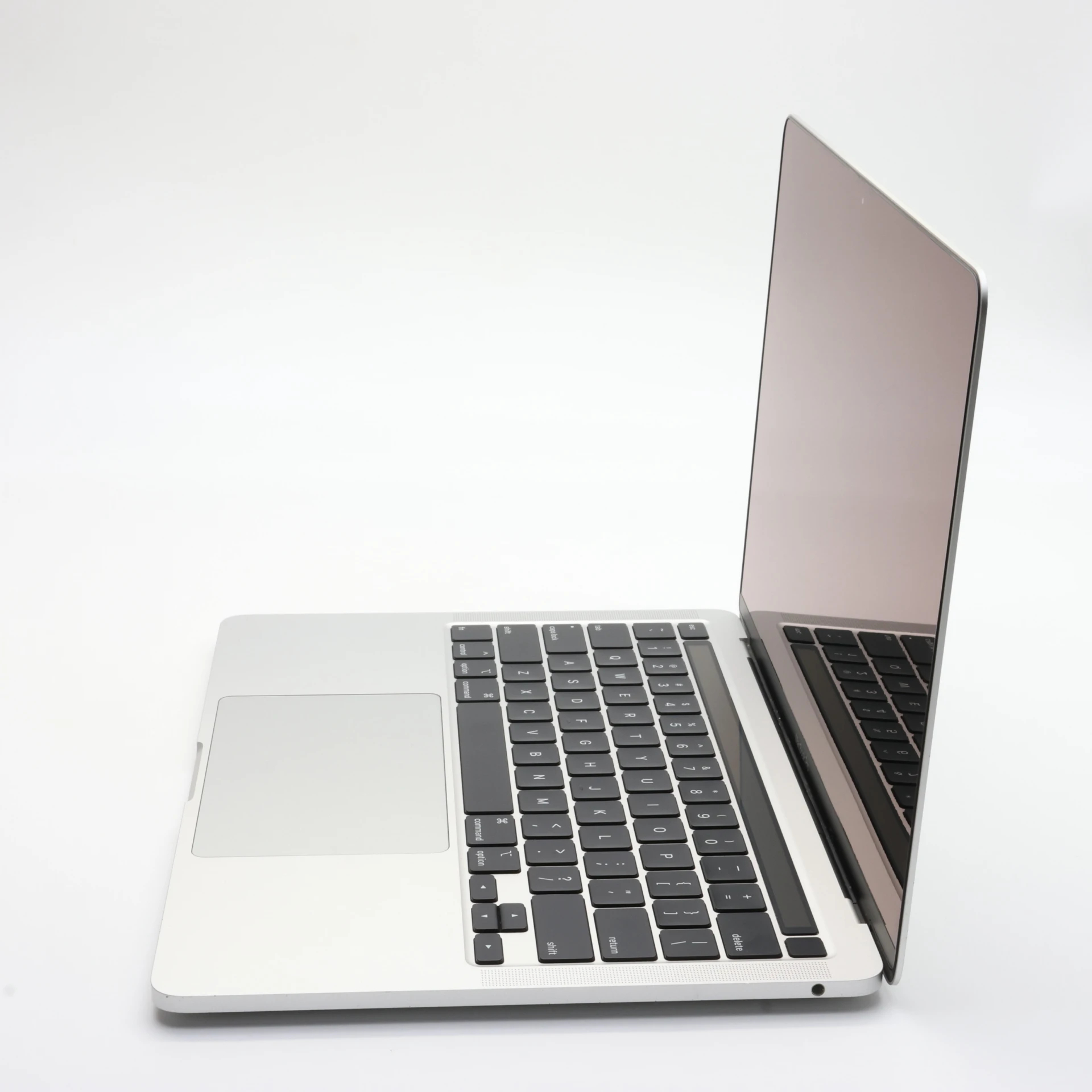 !! 1 ÉV GARANCIA !! Apple MacBook Pro 13″ Touch Bar 2020 i5 512 GB SSD 8 GB RAM Silver USA Bill
