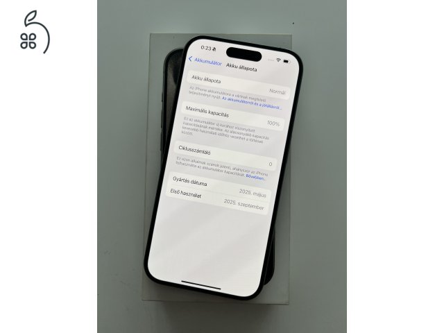 iPhone 15 Pro 128GB Új! 0 perces! 
