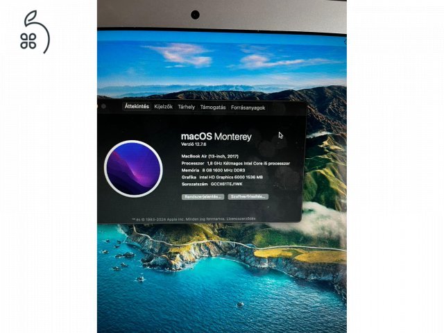 MacBook Air eladó (19-inch, 2017)