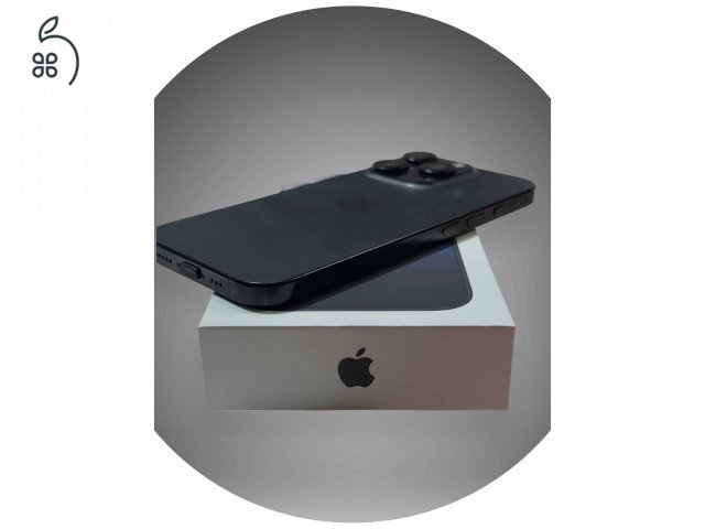 Eladó Apple iPhone 16 Pro 128 GB Black Titanium (fekete titán) színben - FÜGGETLEN